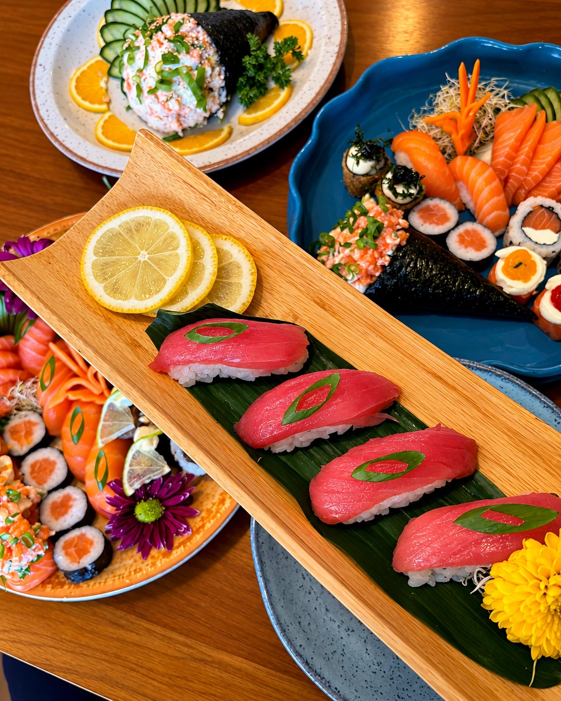 Seleção real de sushis do Sushi Amador Bueno