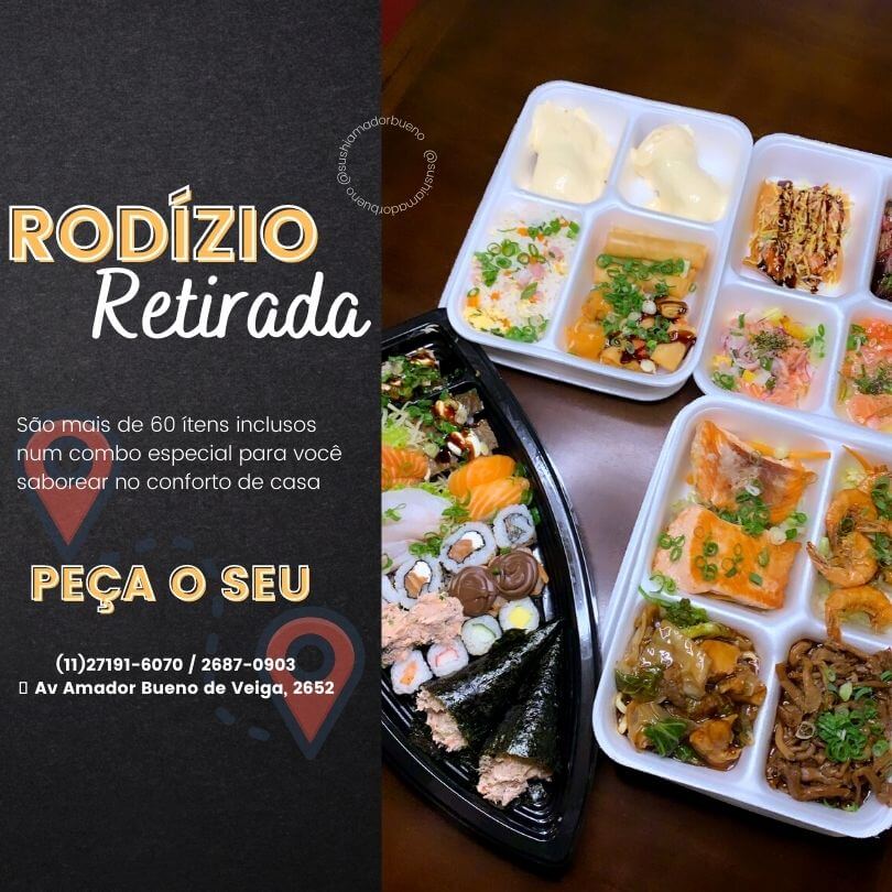 rodizio retirada sushi amador bueno 20032023